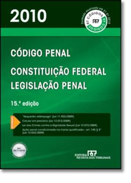 Picture of CODIGO PENAL - RT CODIGOS - 15ª EDICAO
