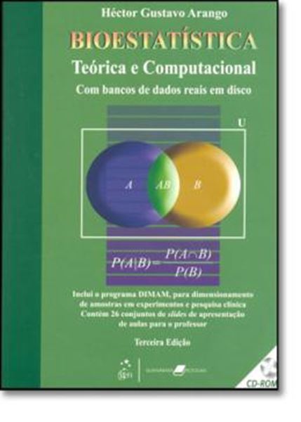 Picture of BIOESTATISTICA - TEORICA E COMPUTACIONAL -  - 3ª EDICAO