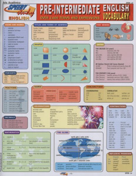 Picture of PRE-INTERMEDIATE ENGLISH VOCABULARY - OVER 2600 TERMS AND EXPRESSIONS