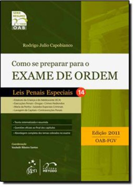 Picture of COMO SE PREPARAR PARA O EXAME DE ORDEM - VOL. 14 - LEIS PENAIS ESPECIAIS