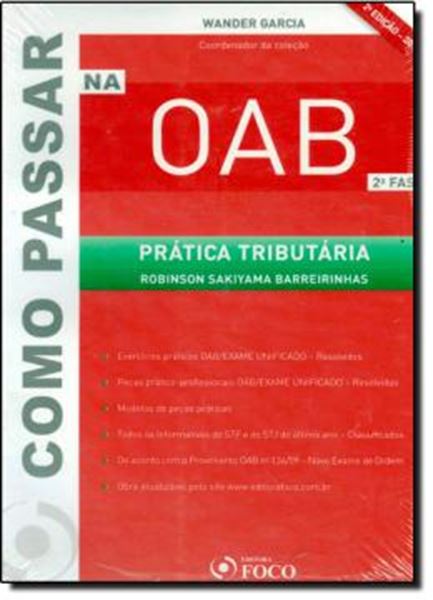 Picture of COMO PASSAR NA OAB - 2ª FASE - PRATICA TRIBUTARIA - 2ª ED.