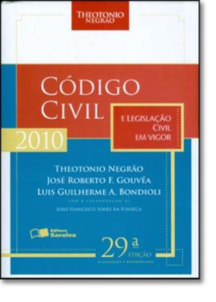 Picture of CODIGO CIVIL E LEGISLACAO CIVIL EM VIGOR - 29ª EDICAO 