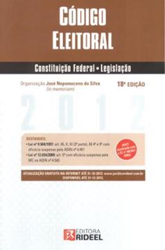 Imagem de CODIGO ELEITORAL - 18ª EDICAO