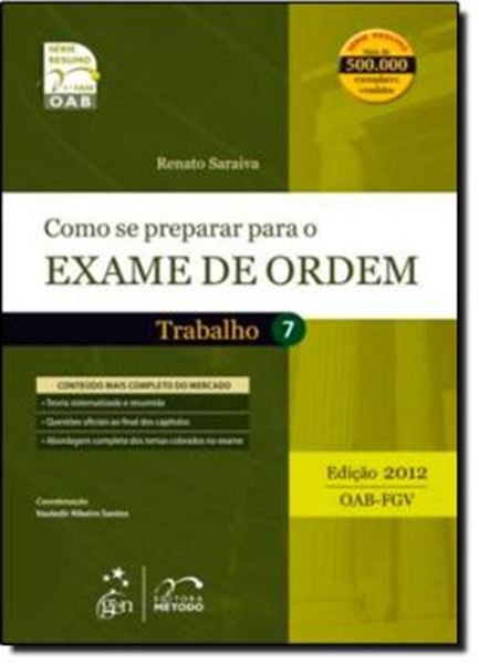 Picture of COMO SE PREPARAR PARA O EXAME DE ORDEM TRABALHO 7
