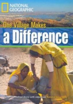 Imagem de ONE VILLAGE MAKES A DIFFERENCE - BRITISH ENGLISH - LEVEL 3 - 1300 B1