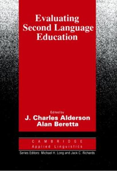 Picture of EVALUATING SECOND LANGUAGE EDUCATION - BOOK