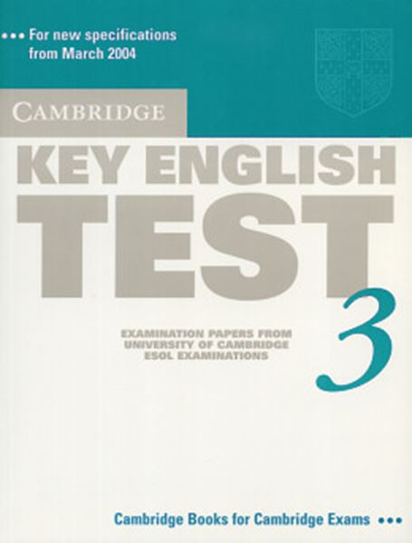 Picture of CAMBRIDGE KEY ENGLISH TEST STUDENT´S BOOK 3
