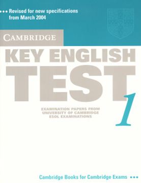 Imagem de CAMBRIDGE KEY ENGLISH TEST SB 1  NEW EDITION