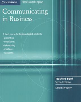Imagem de COMMUNICATING IN BUSINESS TB  SECOND EDITION