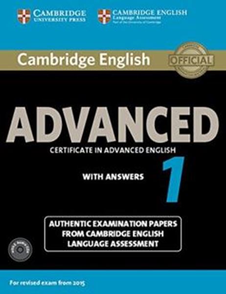 Picture of CAMBRIDGE ENGLISH ADVANCED 1 STUDENT´S BOOK  WITH ANSWERS AND AUDIO CDS