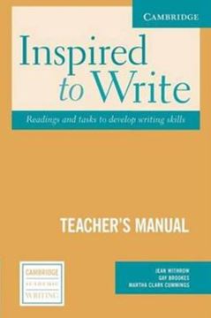 Imagem de INSPIRED TO WRITE TEACHER´S MANUAL - READINGS AND TASKS