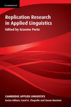 Imagem de REPIICATION RESEARCH IN APPLIED LINGUISTICS - EDITED BY GRAEME PORTE
