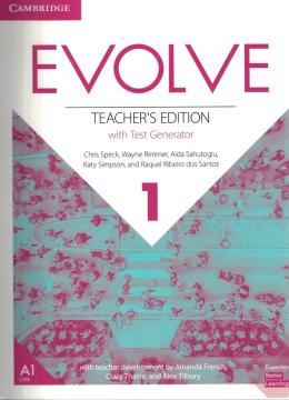 Imagem de EVOLVE 1 - TEACHER´S EDITION WITH TEST GENERATOR