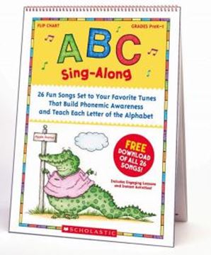 Imagem de ABC SING-ALONG - FLIP CHART - 26 FUN SONGS SET TO YOUR FAVORITE TUNES THAT BUILD PHONEMIC AWARENESS & TEACH EACH LETTER OF THE ALPHABET