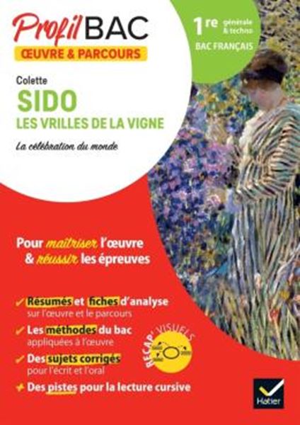 Picture of PROFIL OEUVRE & PARCOURS - SIDO, LES VRILLES DE LA VIGNE (BAC 2023)