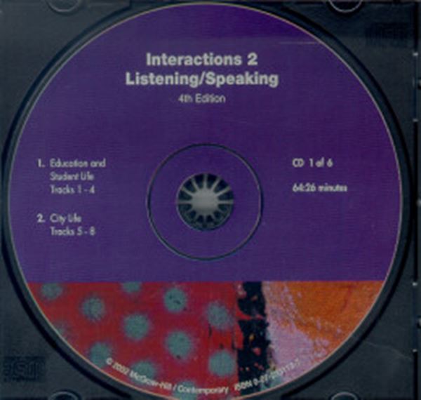 Picture of INTERACTIONS 2 LISTENING/SPEAKING CD - 4TH ED
