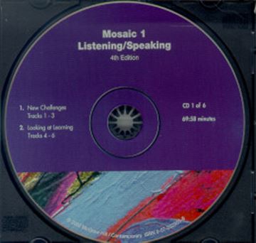Imagem de MOSAIC 1 LISTENING/SPEAKING CD - 4TH ED