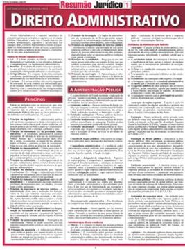Imagem de RESUMAO - DIREITO ADMINISTRATIVO - 2ª ED.