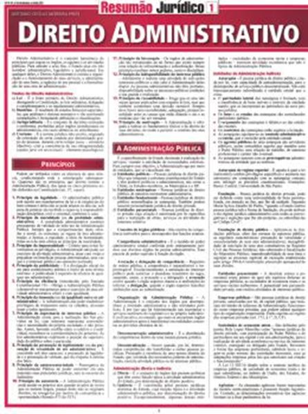 Picture of RESUMAO - DIREITO ADMINISTRATIVO - 2ª ED.