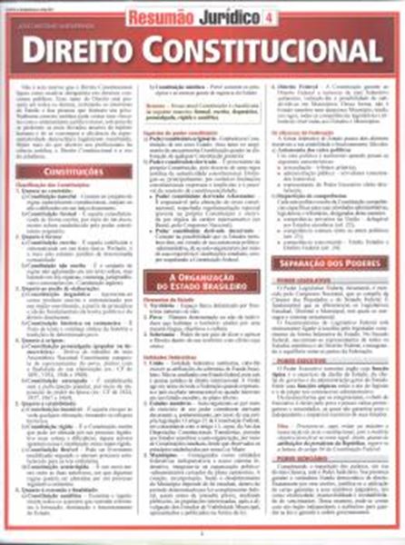 Picture of RESUMAO - DIREITO CONSTITUCIONAL