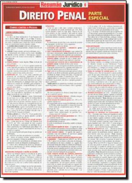 Picture of RESUMAO - DIREITO PENAL - PARTE ESPECIAL - 2ª ED