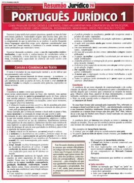 Imagem de RESUMAO - PORTUGUES JURIDICO 1