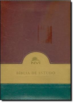 Imagem de BIBLIA DE ESTUDO NVI - VERDE, BEGE E VINHO
