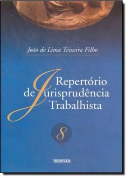Imagem de REPERTORIO DE JURISPRUDENCIA TRABALHISTA - VOL. 8