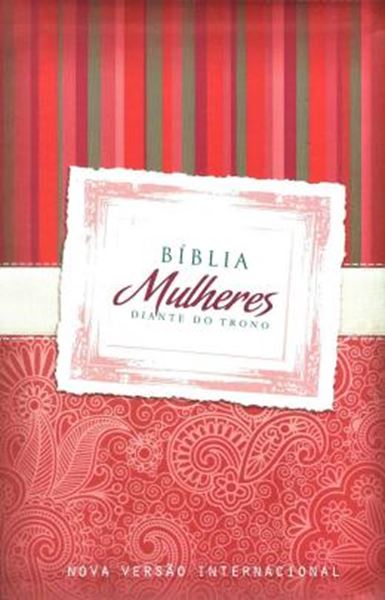 Picture of BIBLIA MULHERES DIANTE DO TRONO - VERMELHA LISTRAS