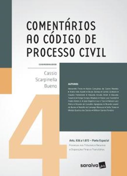 Picture of COMENTARIOS AO CODIGO DE PROCESSO CIVIL - VOL. 4 - PARTE ESPECIAL