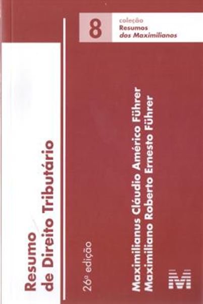 Picture of RESUMO DE DIREITO TRIBUTARIO - VOL. 8 - 26ª ED