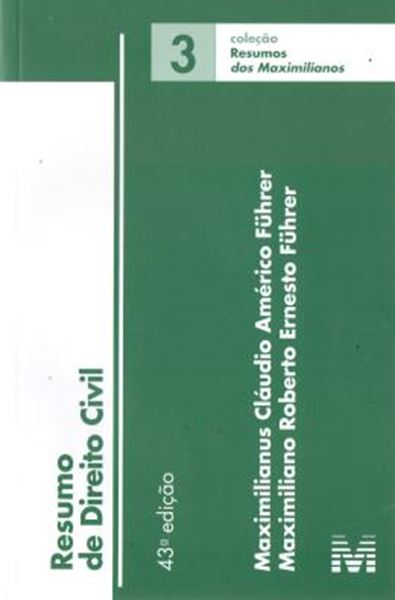 Picture of RESUMO DE DIREITO CIVIL - VOL. 3 - 43ª ED