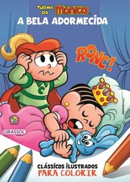 Imagem de TURMA DA MONICA CLASSICOS ILUSTRADOS PARA COLORIR - A BELA ADORMECIDA