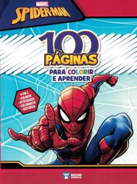 Imagem de 100 PAGINAS PARA COLORIR - HOMEM-ARANHA