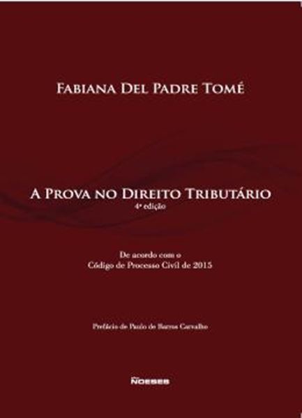 Picture of PROVA NO DIREITO TRIBUTARIO, A - 4ª ED