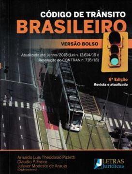 Imagem de CODIGO DE TRANSITO BRASILEIRO - VERSAO BOLSO - 6ª ED
