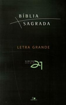 Imagem de BIBLIA A21 LETRA GRANDE BROCHURA - VERDE C CAPA CRISTAL