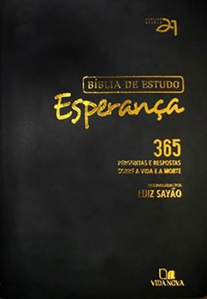 Picture of BIBLIA DE ESTUDO ESPERANCA - PRETA - REVISADA E ATUALIZADA - 2ª ED.