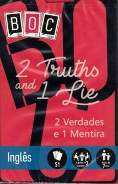 Imagem de BOC 24 - 2 TRUTHS AND 1 LIE