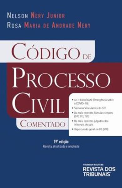 Picture of CODIGO DE PROCESSO CIVIL COMENTADO - 19ª ED.