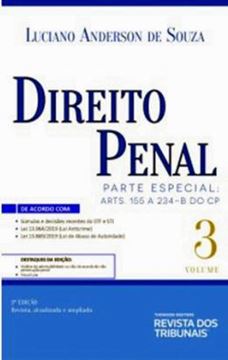 Imagem de DIREITO PENAL: VOLUME 3- PARTE ESPECIAL  ART. 155 A 234-B DO CP- 2ª ED.