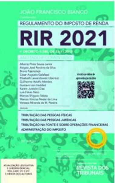Picture of REGULAMENTO DO IMPOSTO DE RENDA RIR 2021- 24º ED.