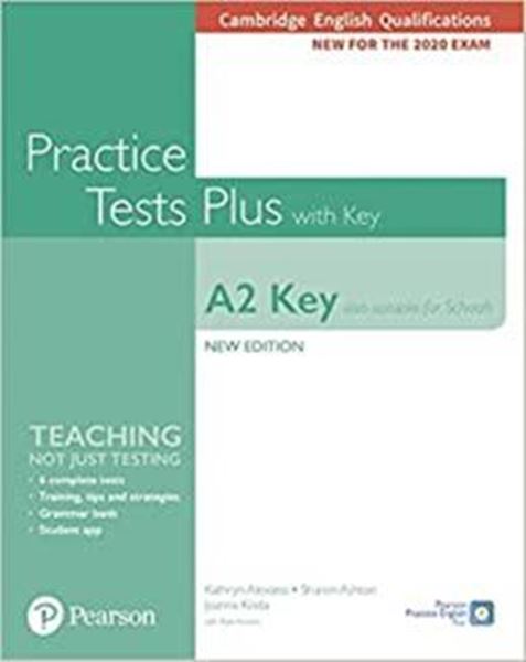 Picture of PRACTICE TESTS PLUS 2020 - CAMBRIDGE A2 KEY (SUITABLE FOR SCHOOLS) STUDENT´S BOOK W/KEY WITH DIGITAL RESOURCES AND APP - 2ND ED