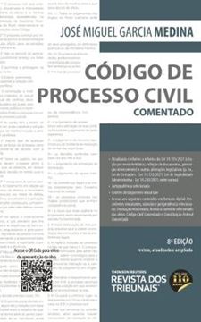 Imagem de CODIGO DE PROCESSO CIVIL COMENTADO - 8ª ED