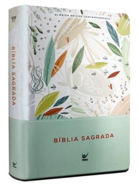Picture of BIBLIA AEC - LETRA GIGANTE - CAPA PU IMPRESSO - VERDE ESTAMPADA