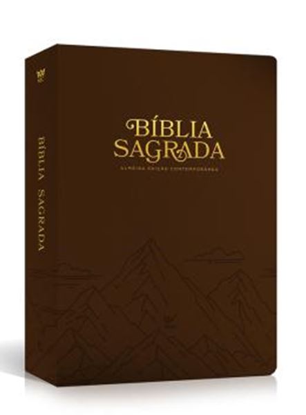 Picture of BIBLIA AEC - LETRA GRANDE - CAPA PU IMPRESSO - MARROM