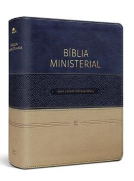 Imagem de BIBLIA MINISTERIAL - NVI - CAPA DUOTONE AZUL E BEGE