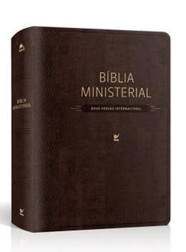 Imagem de BIBLIA MINISTERIAL - NVI - CAPA PU MARROM ESCURO