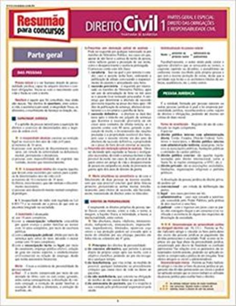 Picture of RESUMAO - CONCURSOS DIREITO CIVIL 1
