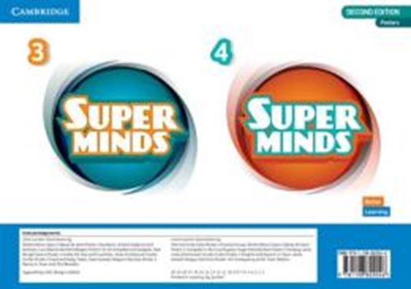Picture of SUPER MINDS 3 AND 4 POSTER PACK - BRITISH ENGLISH - 2ND ED